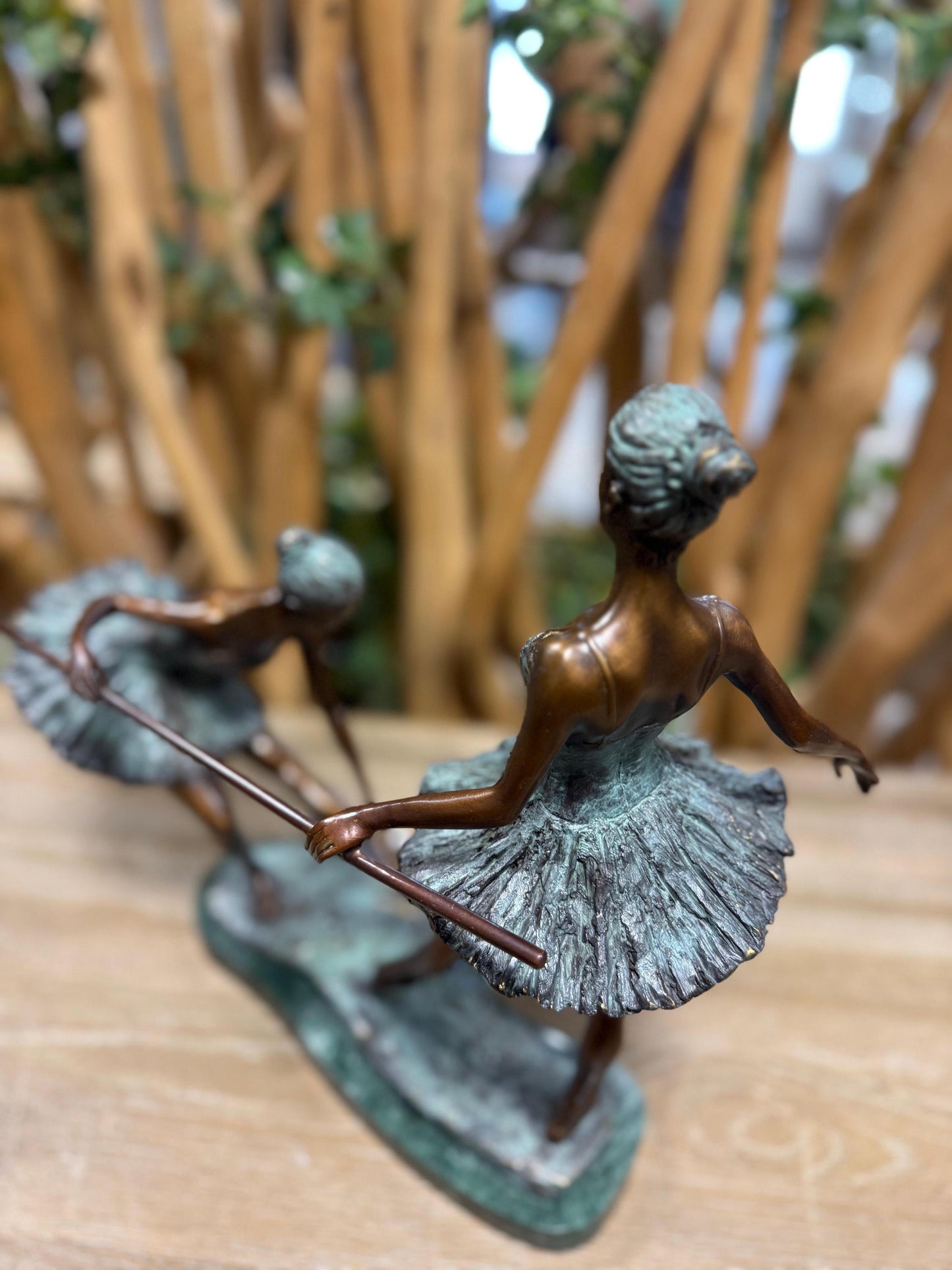 Ballet Training – Bronze Sculpture. 33x12x31cm