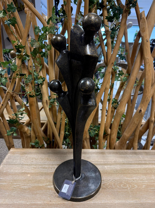 Together We Grow – Bronze Sculpture. 23x23x65cm