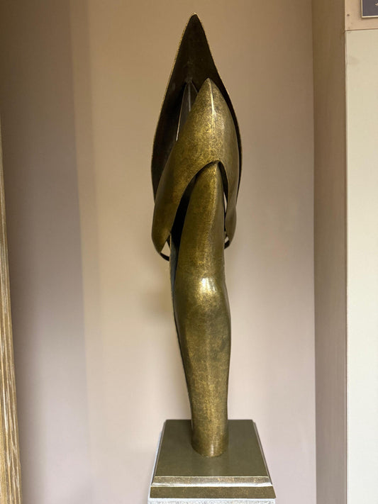 Rising Forms – Bronze Sculpture. 40x30x110cm