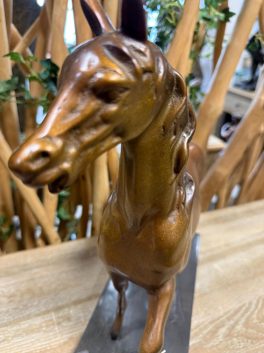 Trotting Horse – Bronze Sculpture. 44x14x37cm