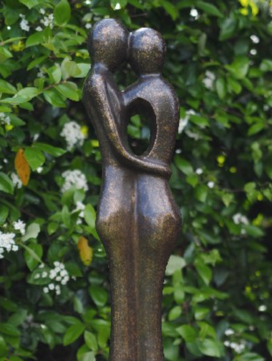 Endless Embrace – Bronze Sculpture. 77x18x13cm - 8.9Kg