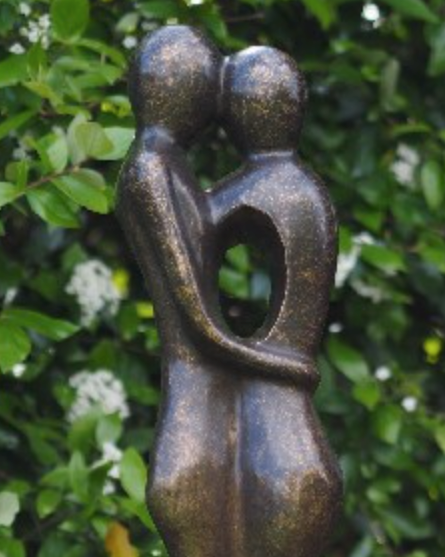 Endless Embrace – Bronze Sculpture. 77x18x13cm - 8.9Kg