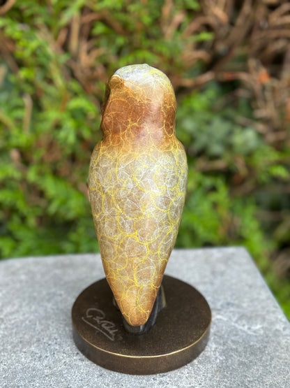 Wise Owl – Bronze Sculpture. 11x11x21cm - 2Kg