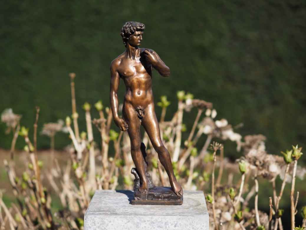 David – Bronze Sculpture. 32x9x8cm - 2Kg