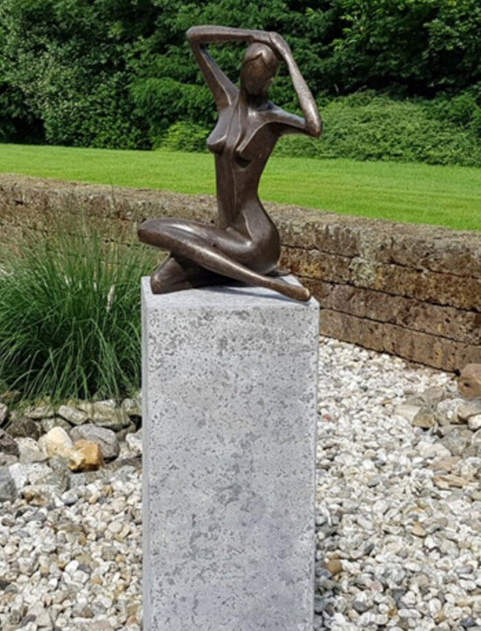 Abstract Nude Pose – Bronze Sculpture. 24x29x39cm