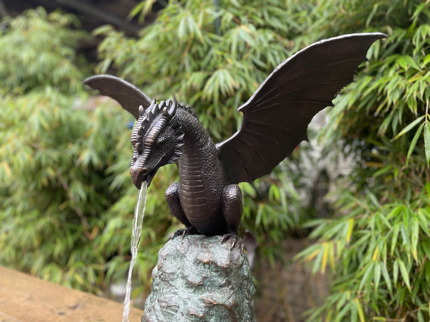 Dragon Fountain – Bronze Sculpture. 40x50x63cm