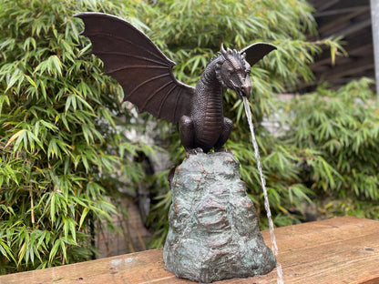 Dragon Fountain – Bronze Sculpture. 40x50x63cm