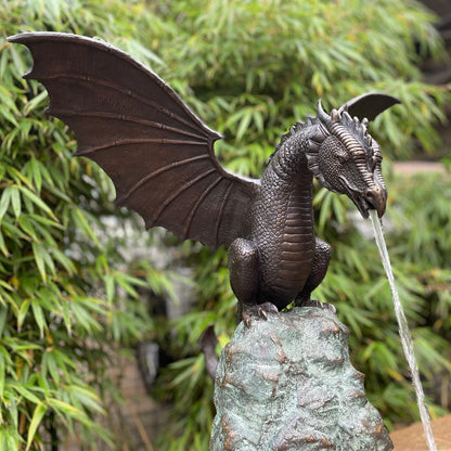 Dragon Fountain – Bronze Sculpture. 40x50x63cm