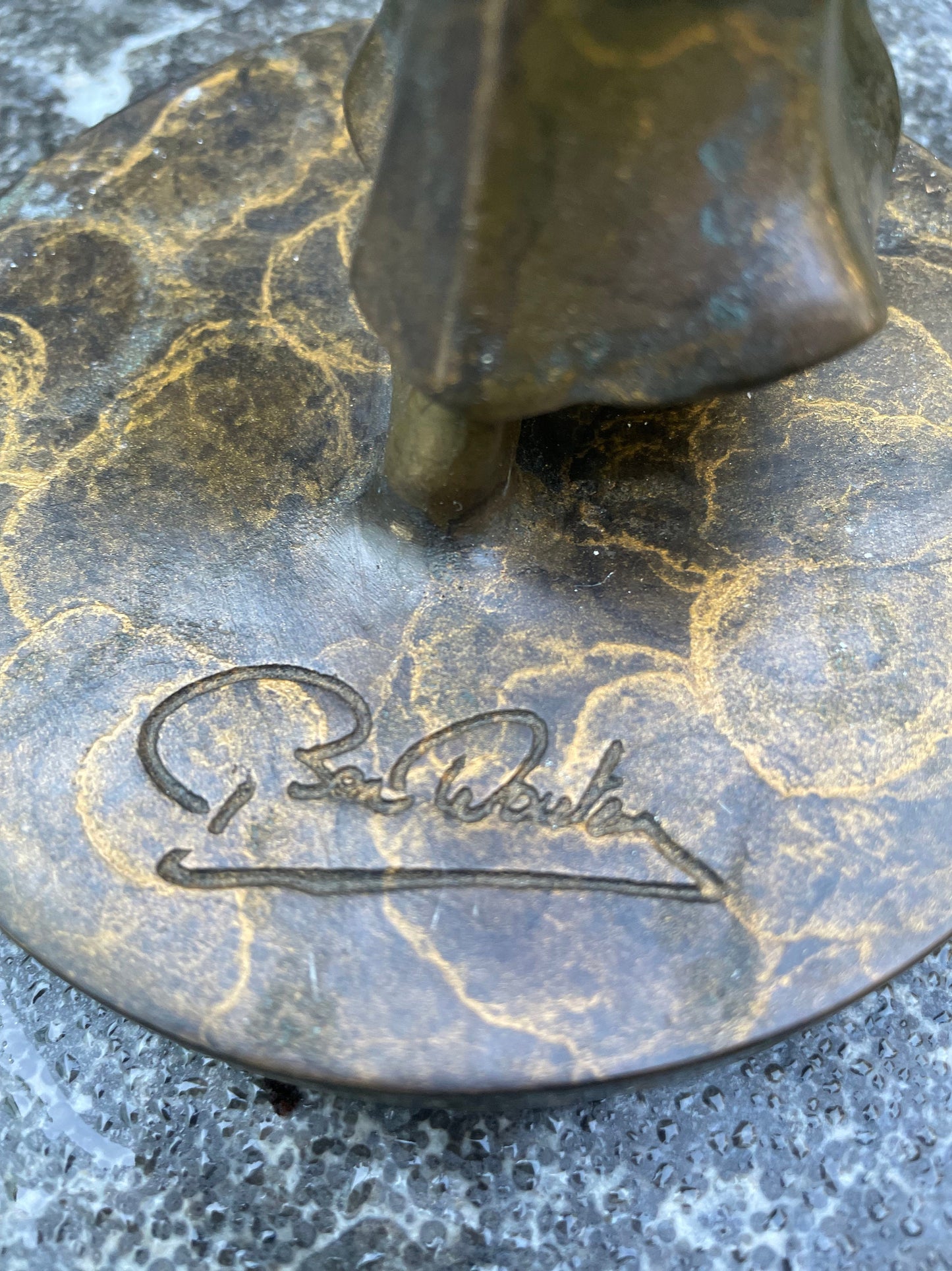 Joyful Dancer – Bronze Sculpture. 11x11x32cm