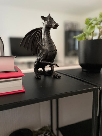 Little Guardian – Bronze Sculpture. 12x13x22cm