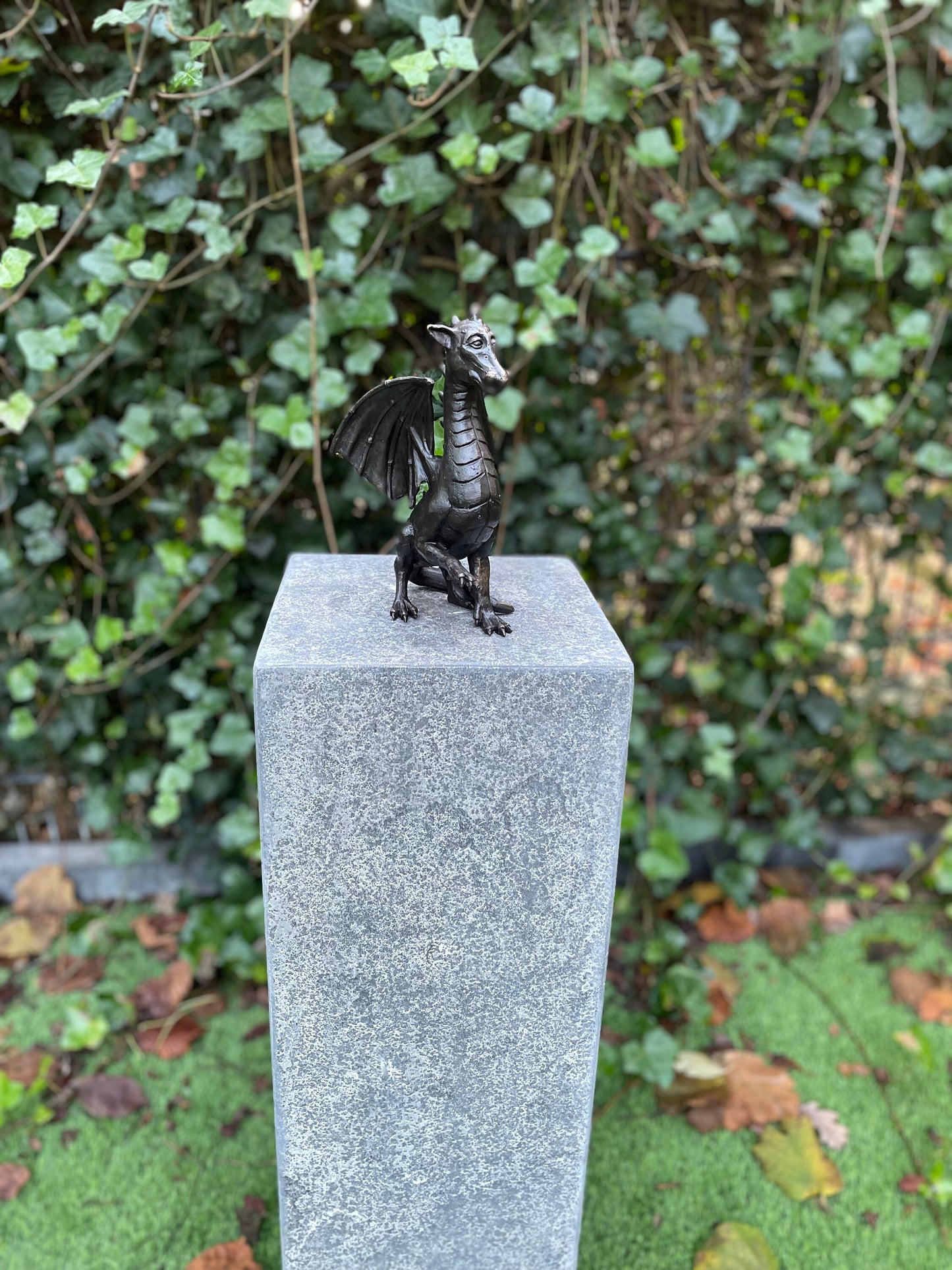 Little Guardian – Bronze Sculpture. 12x13x22cm