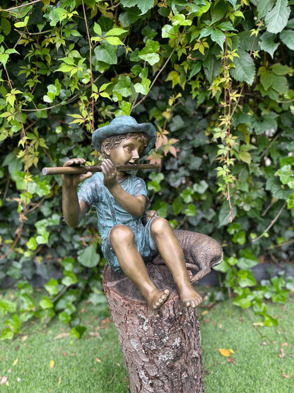 Shepherd's Song – Bronze Sculpture. 36x43x38cm - 8.8Kg