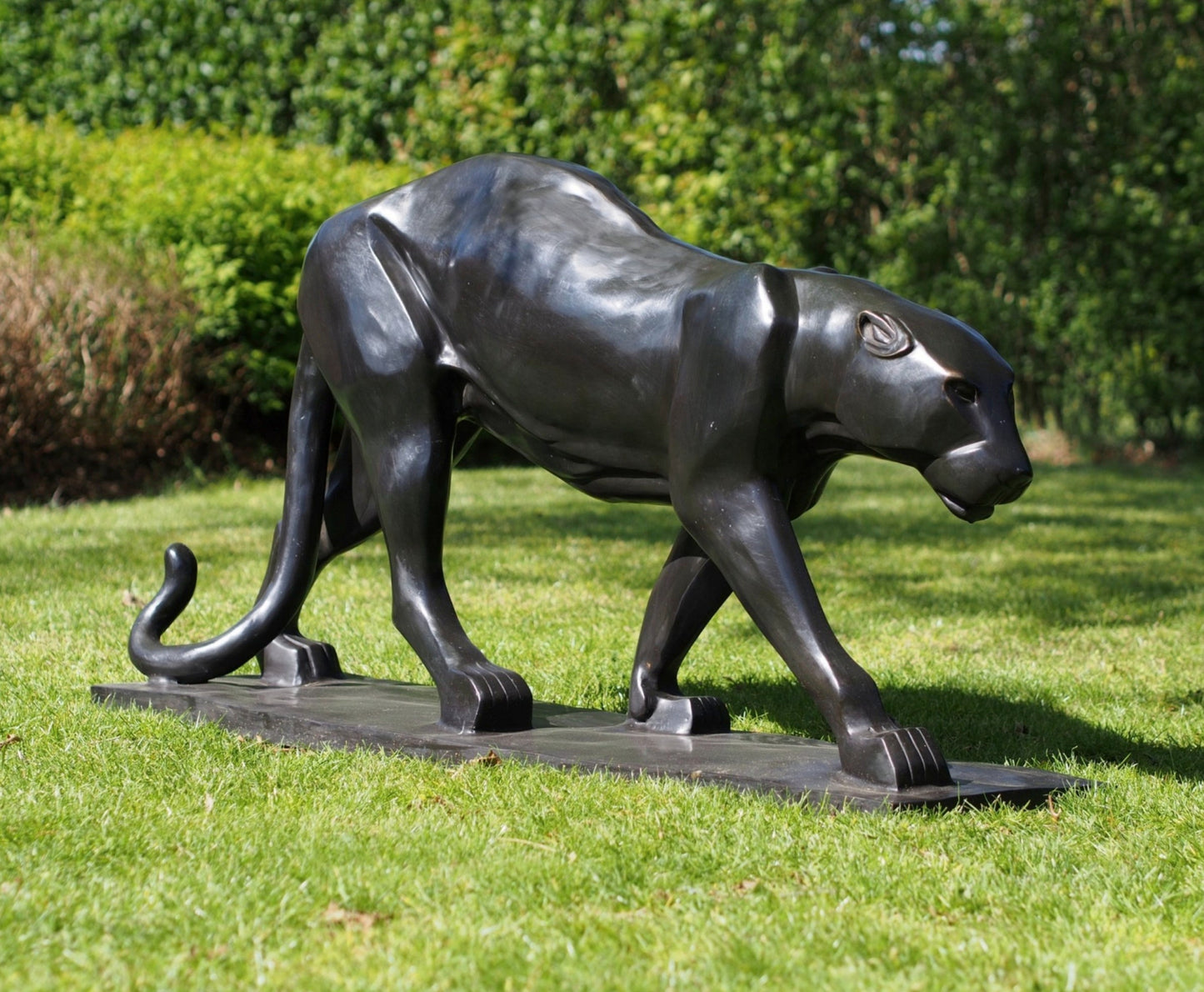 Stalking Panther – Bronze Sculpture. 138x36x71cm - 35Kg