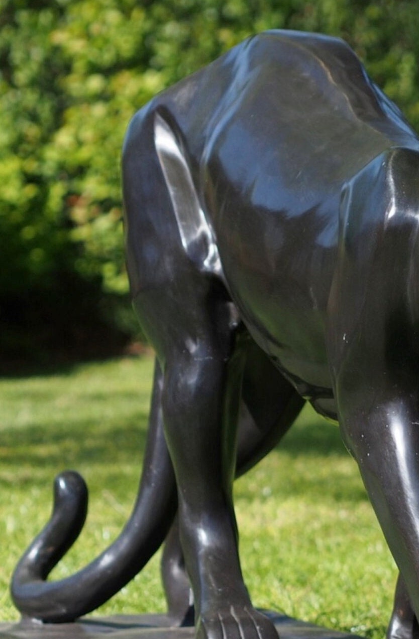 Stalking Panther – Bronze Sculpture. 138x36x71cm - 35Kg