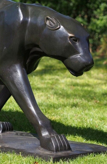 Stalking Panther – Bronze Sculpture. 138x36x71cm - 35Kg