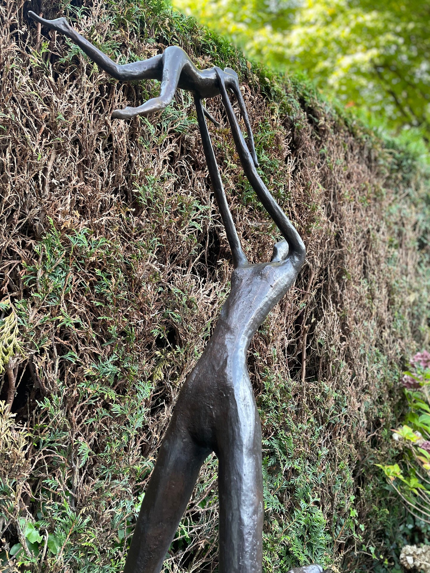 Father and Child – Bronze Sculpture. 46x24x95cm - 9Kg