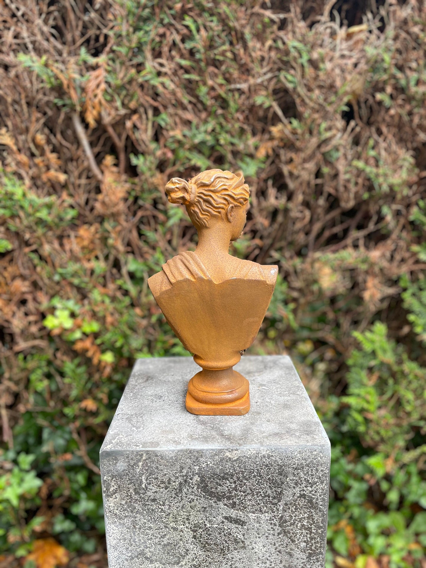 Classical Lady Bust – Iron Sculpture. 29x16x11cm - 3.5Kg