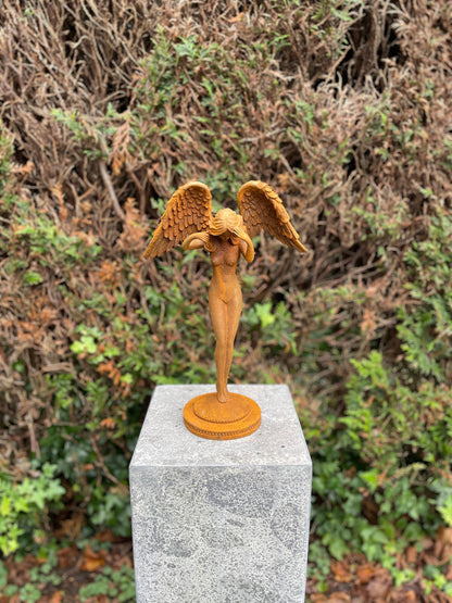 Weeping Angel – Iron Sculpture. 38x26x11cm - 4.3Kg