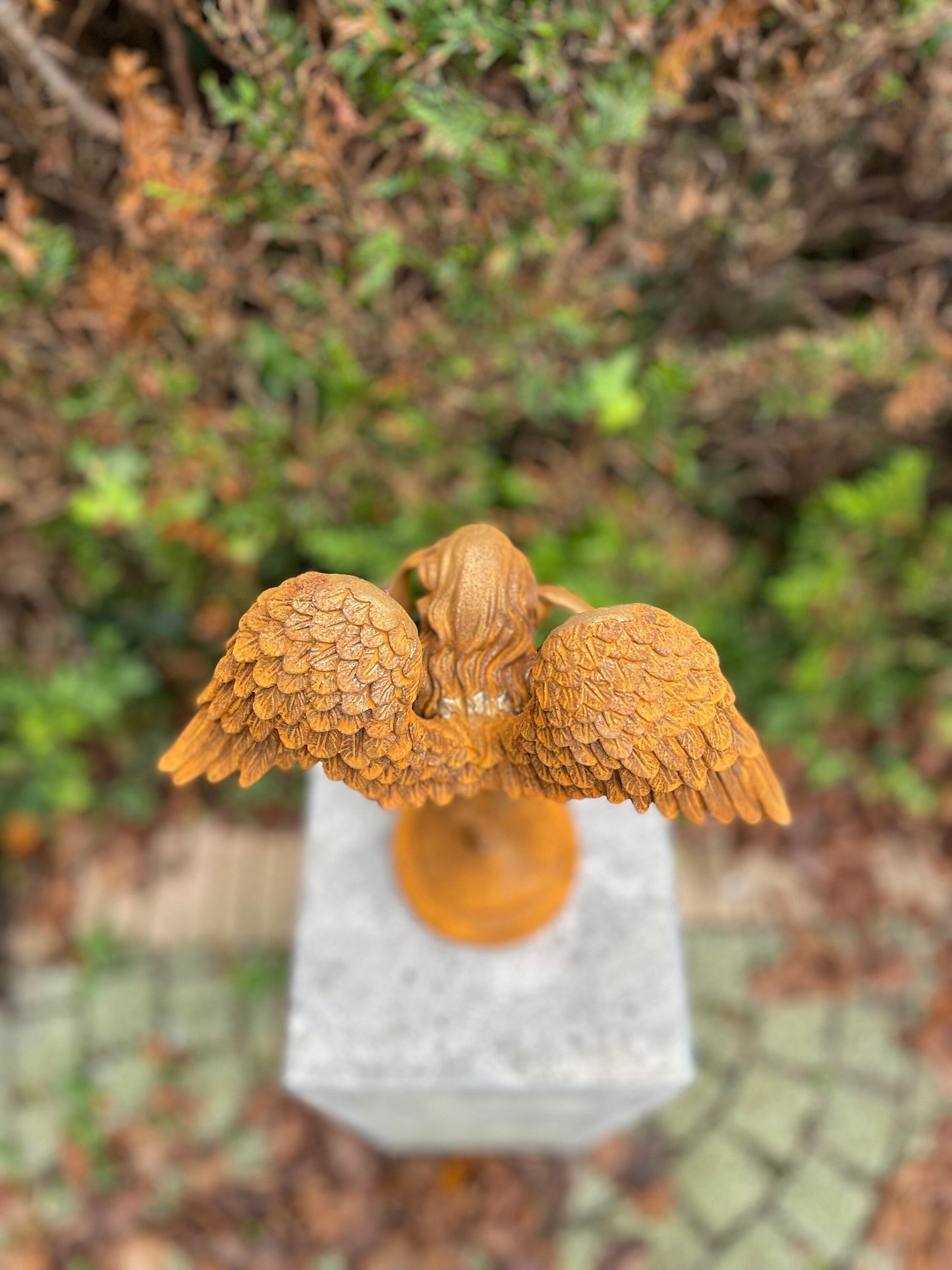 Weeping Angel – Iron Sculpture. 38x26x11cm - 4.3Kg