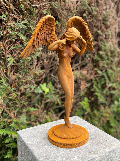 Weeping Angel – Iron Sculpture. 38x26x11cm - 4.3Kg