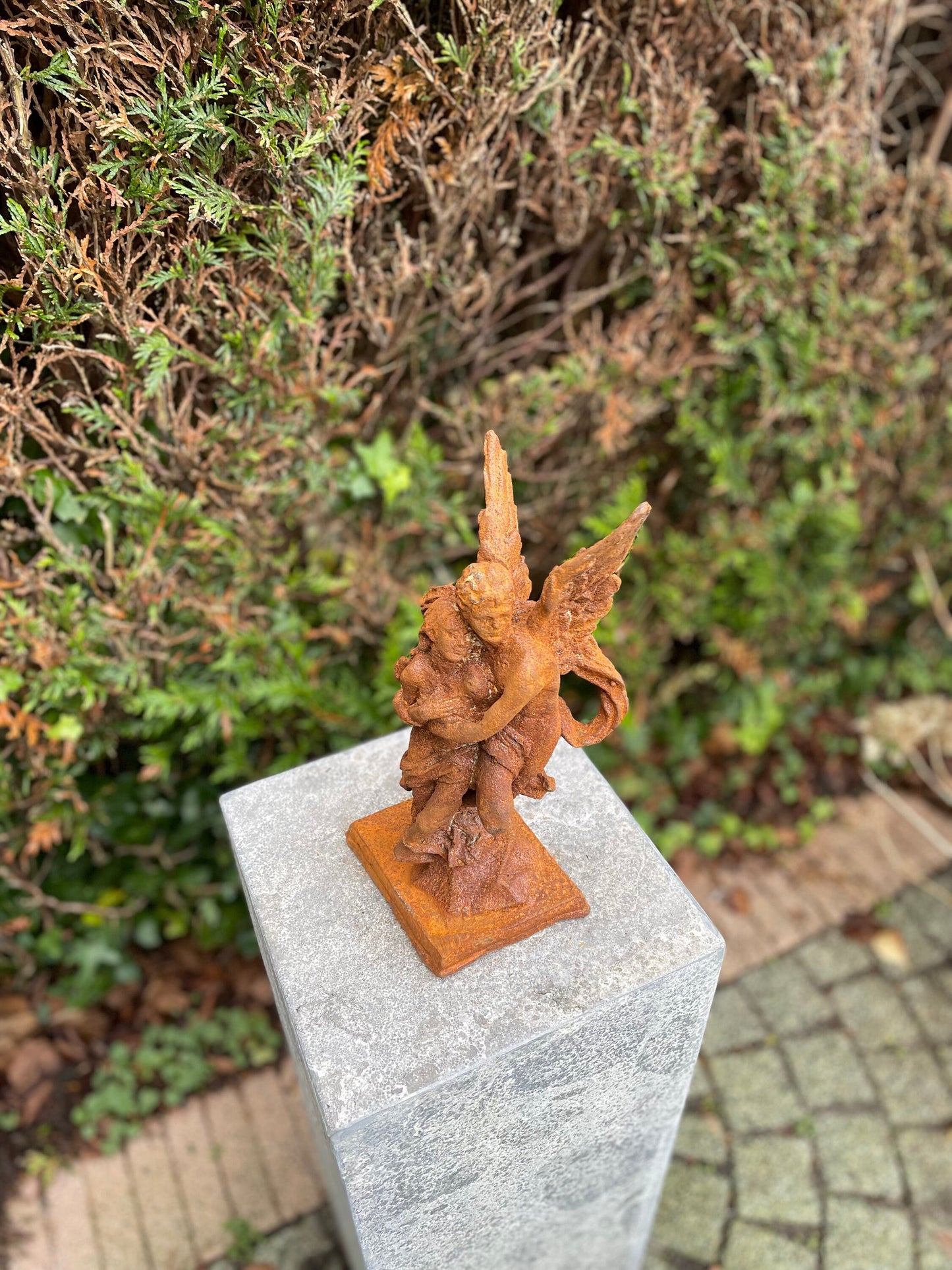Mythic Ascent – Iron Sculpture. 30x13x11cm - 3.9Kg