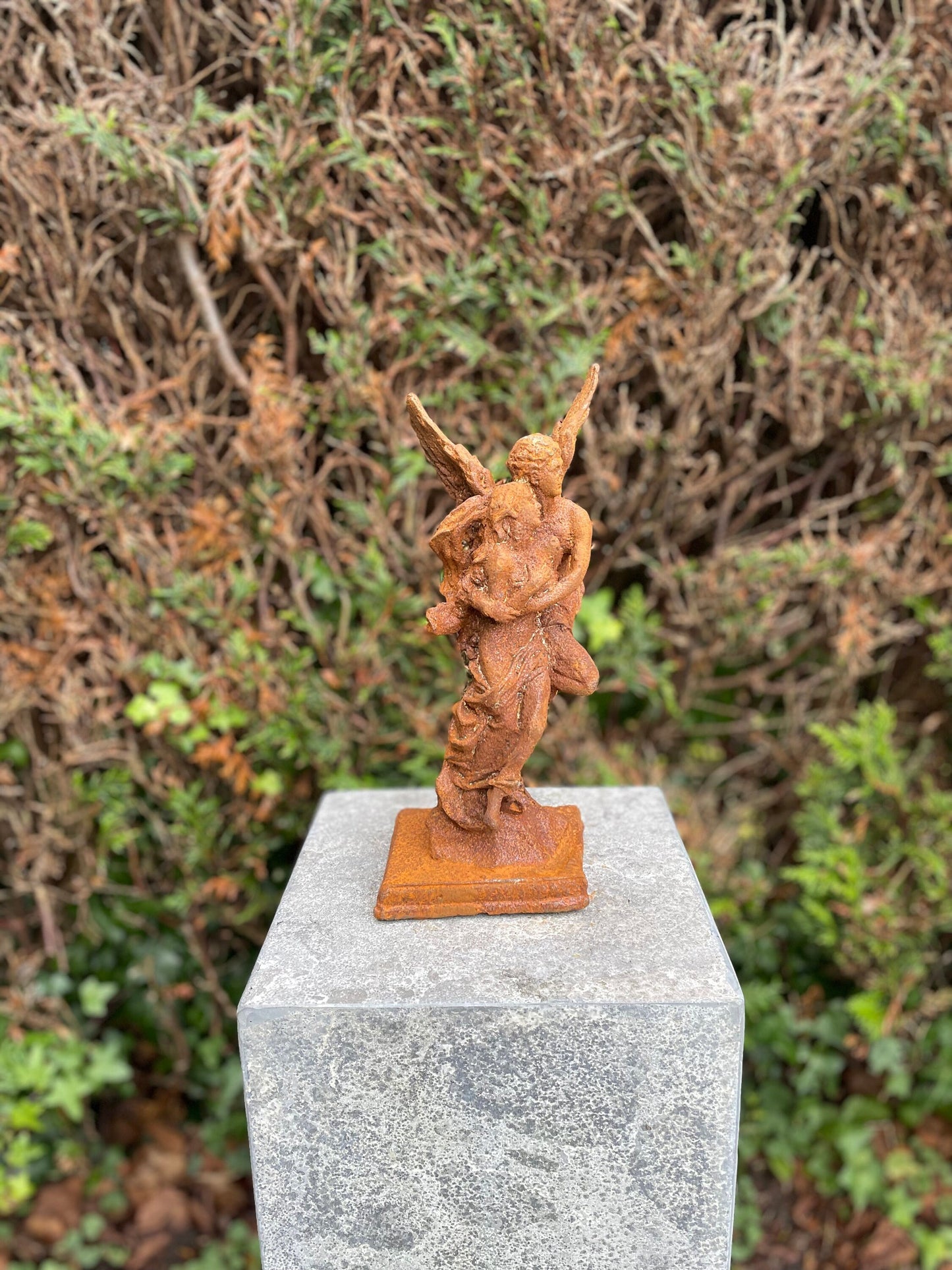 Mythic Ascent – Iron Sculpture. 30x13x11cm - 3.9Kg