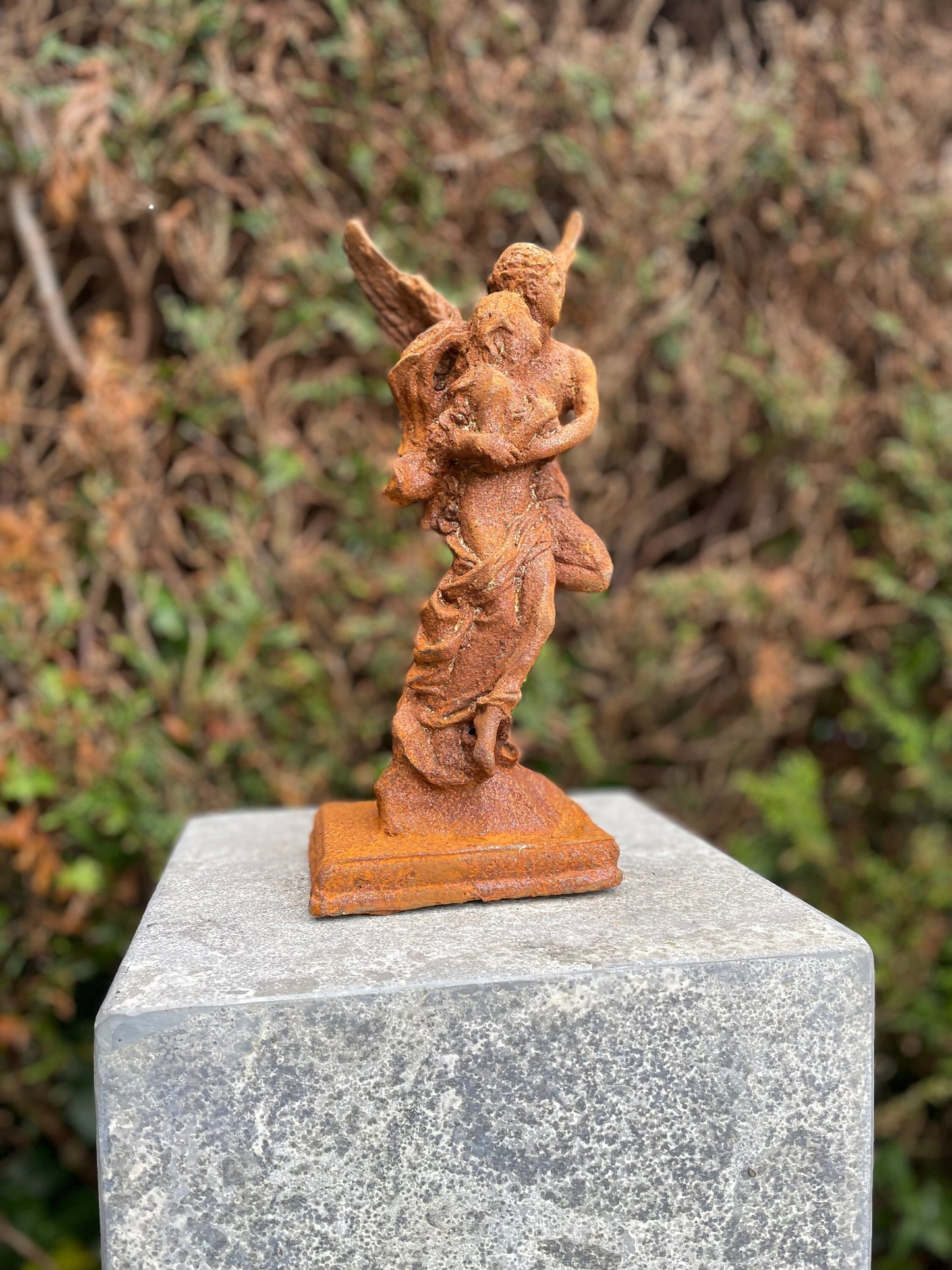 Mythic Ascent – Iron Sculpture. 30x13x11cm - 3.9Kg