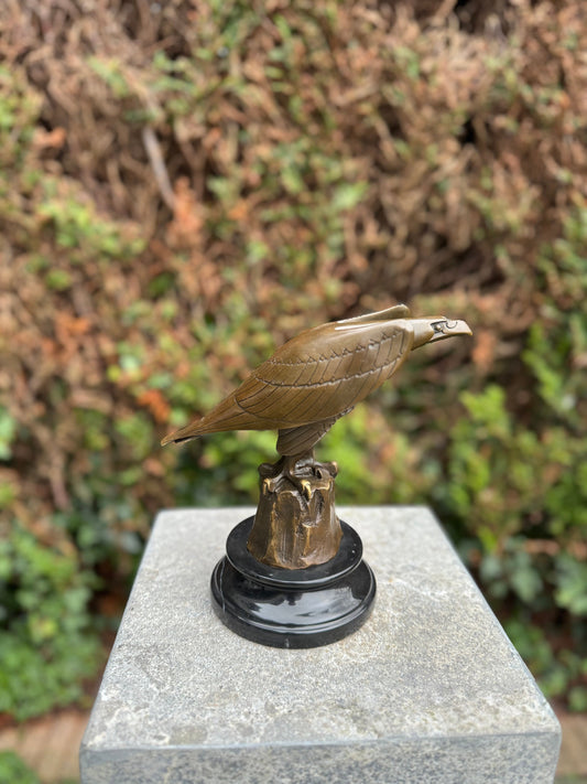 Sharp-Eyed Eagle – Bronze Sculpture. 20x12x21cm - 2Kg