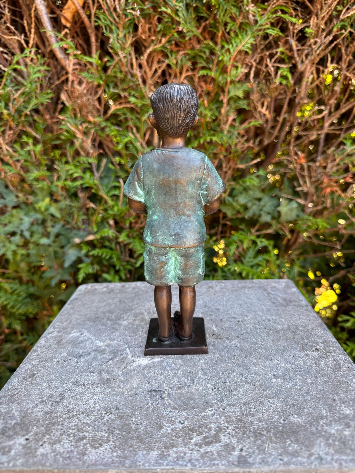 Standing Boy – Bronze Sculpture. 8x5x20cm - 1.2Kg