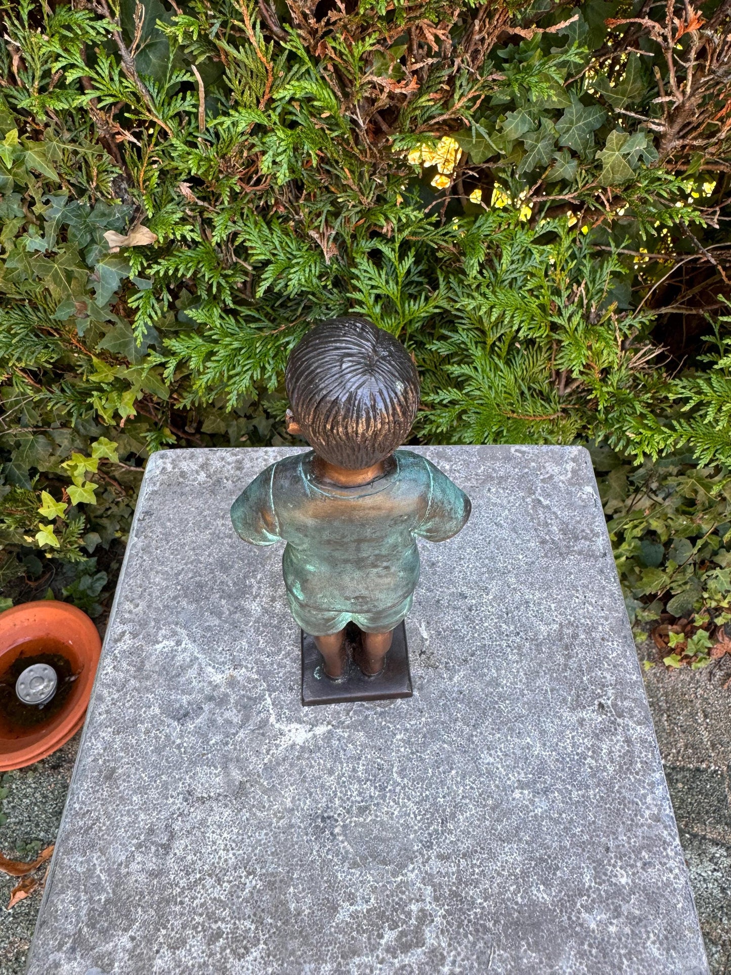 Standing Boy – Bronze Sculpture. 8x5x20cm - 1.2Kg