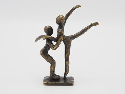 Dancing Figures – Bronze Sculpture. 9x3x11cm