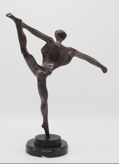 Poised Dancer – Bronze Sculpture. 34x15x42cm - 5Kg