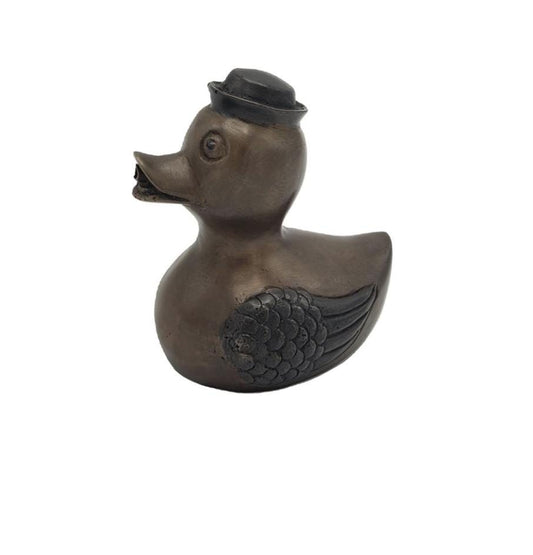 Dapper Duck – Bronze Sculpture. 8x6x9cm - 0.6Kg