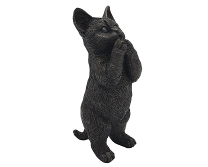 Cheeky Cat – Bronze Sculpture. 9x9x24cm - 1Kg