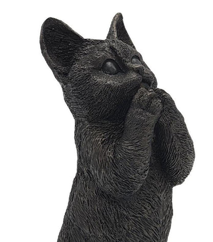 Cheeky Cat – Bronze Sculpture. 9x9x24cm - 1Kg
