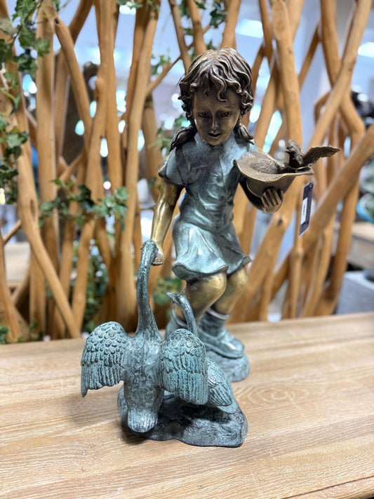 Nature's Friends – Bronze Sculpture. 20x40x54cm