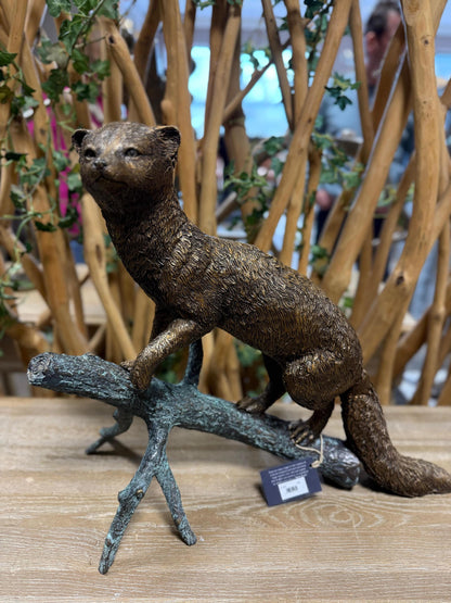 Forest Sentinel – Bronze Sculpture. 55x24x52cm