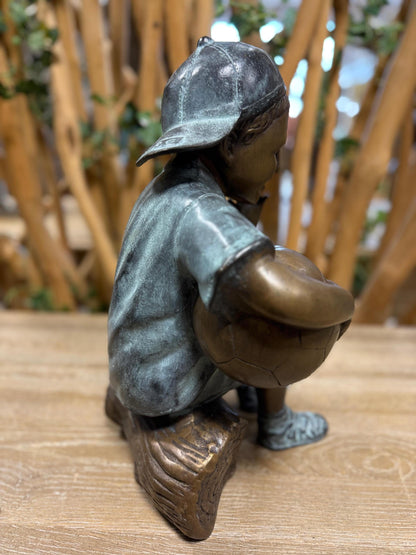 Playful Break – Bronze Sculpture. 22x23x36cm