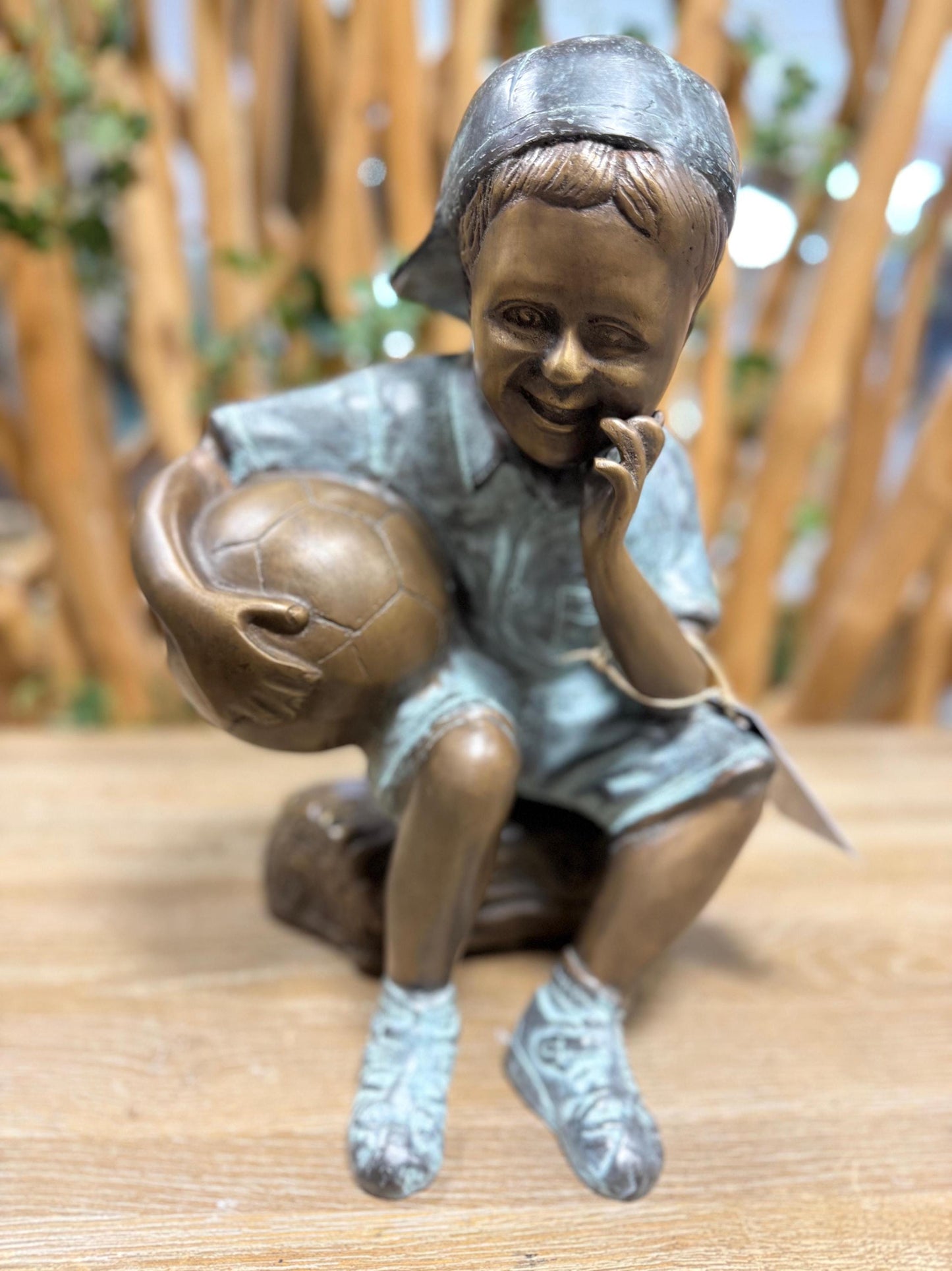 Playful Break – Bronze Sculpture. 22x23x36cm