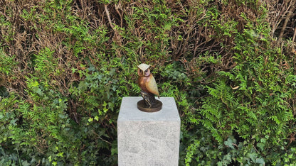 Wise Owl – Bronze Sculpture. 11x11x21cm - 2Kg
