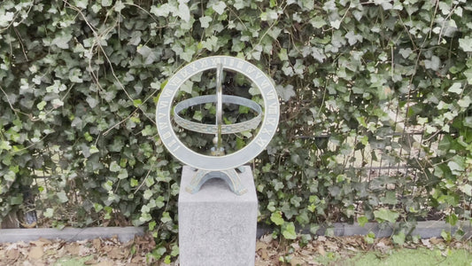 Roman Sundial – Bronze Sculpture. 50x40x42cm - 6.3Kg